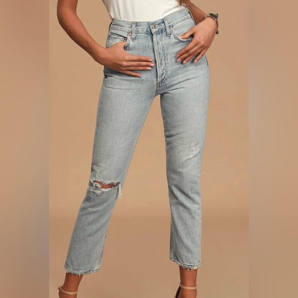 Agolde Riley light wash jeans - Size 27